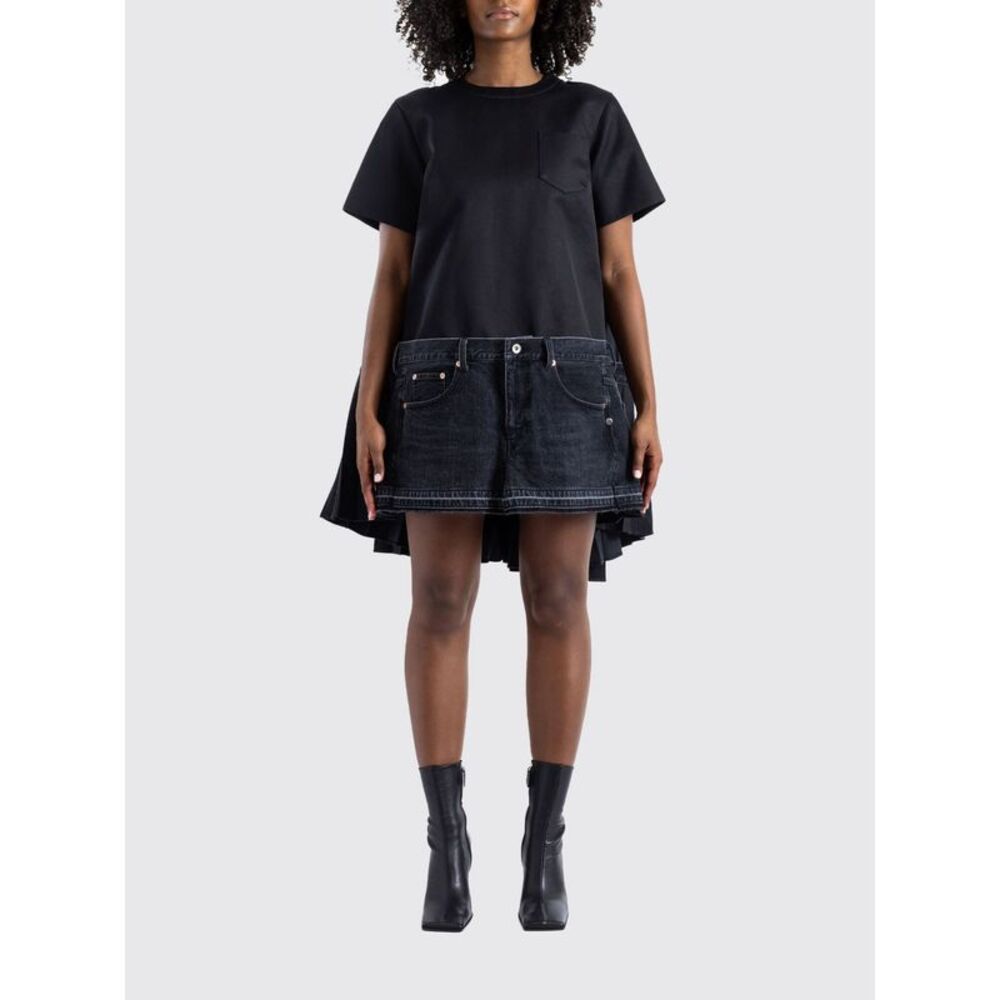 Sacai Dress Woman Black